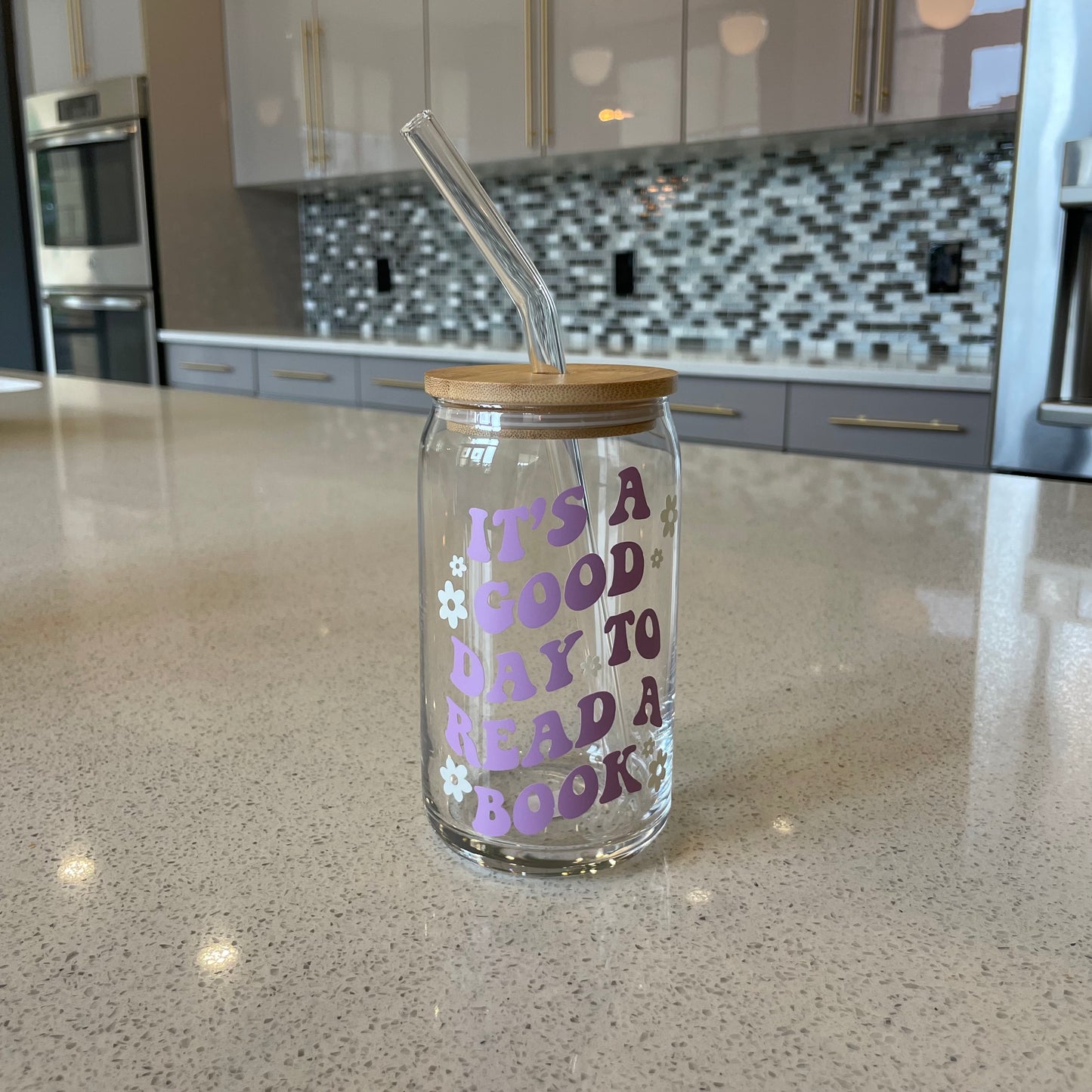 It's A Good Day To Read A Book Glass Tumbler