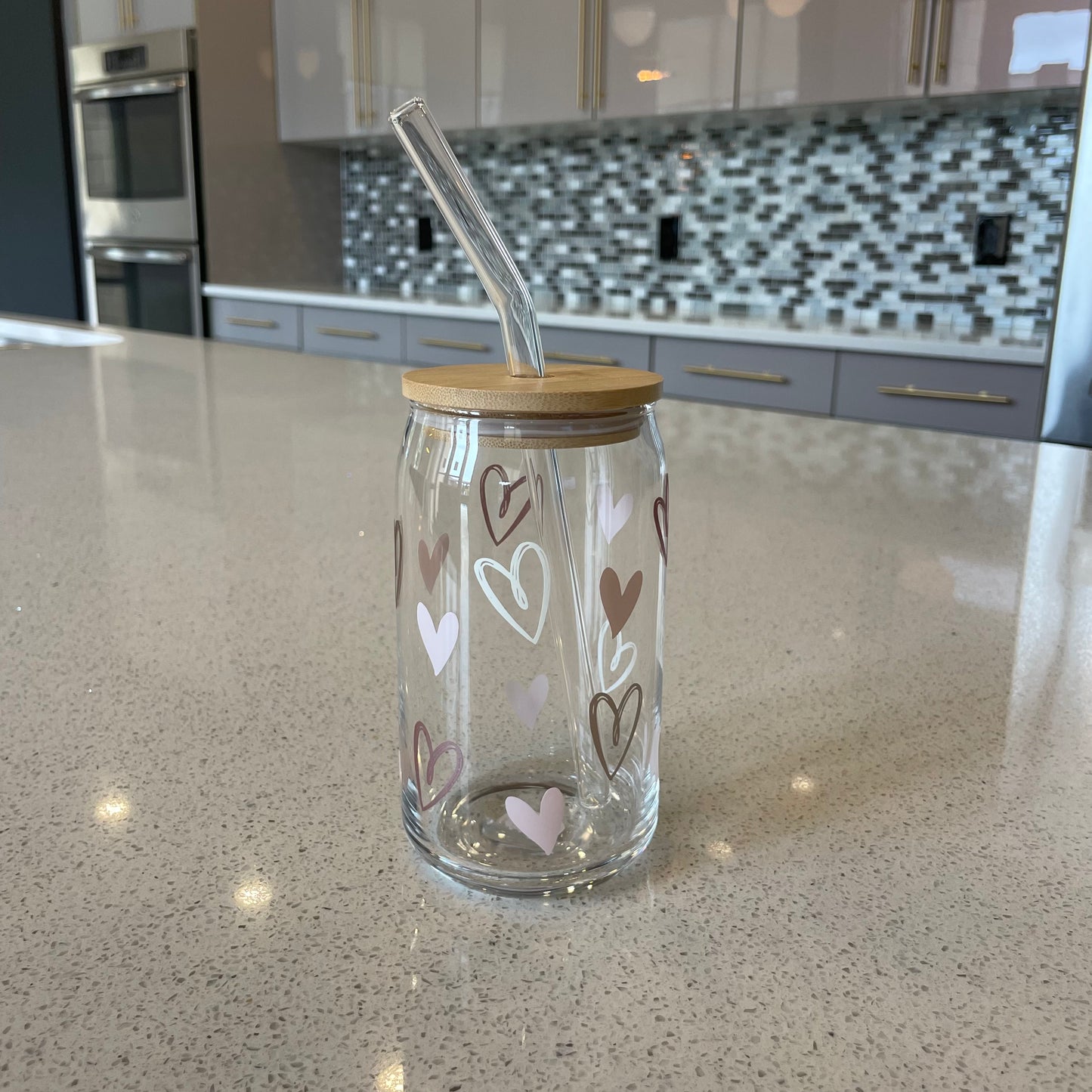 Heart Glass Tumbler