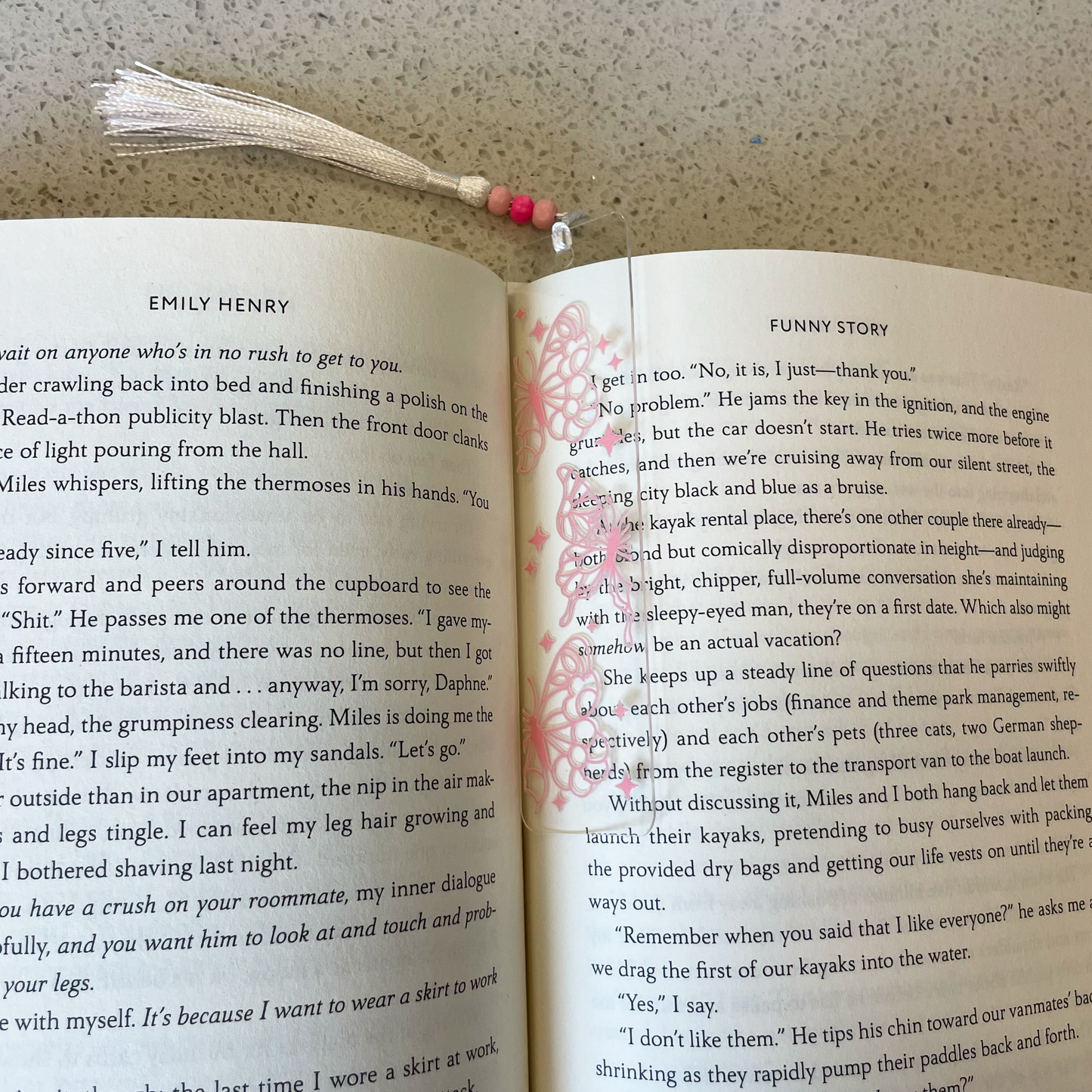 Acrylic Book Mark